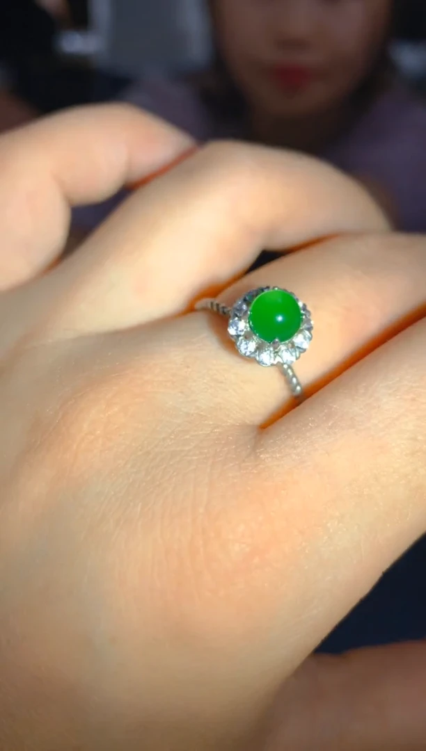 翡翠戒指未镶嵌0868111788多样性发一