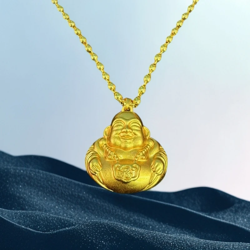 【安安甄选】气质国潮百搭合金佛公吊坠 赠合金链DH56927