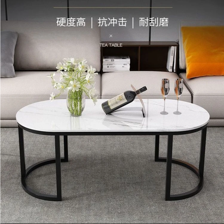 简易茶几新款岩板现代出租屋茶桌简约小户型客厅茶台北欧轻奢桌子