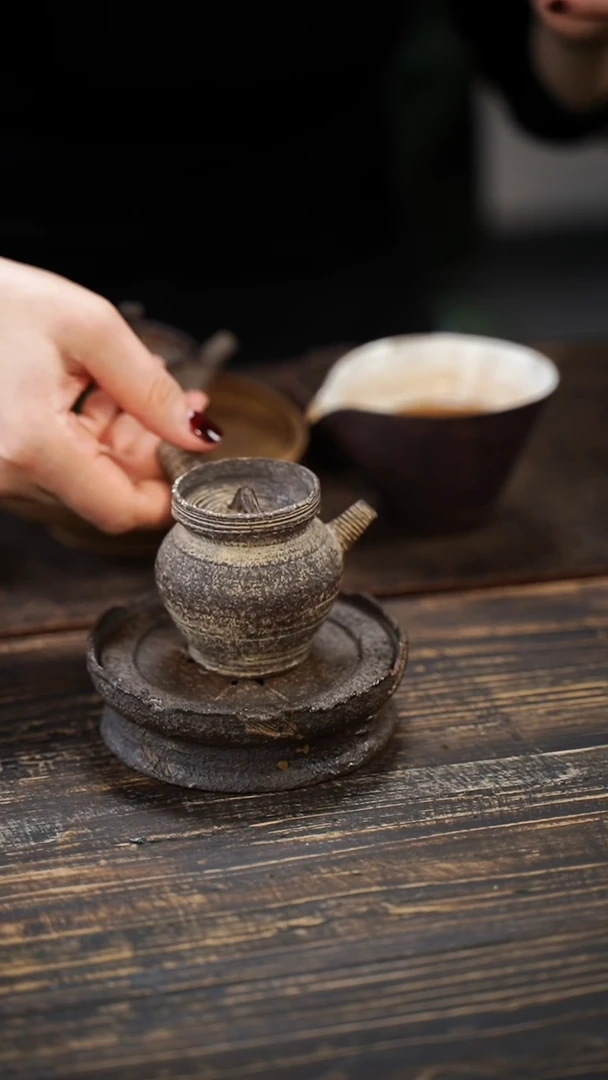 全手工制作  南蛮侧把壶90CC