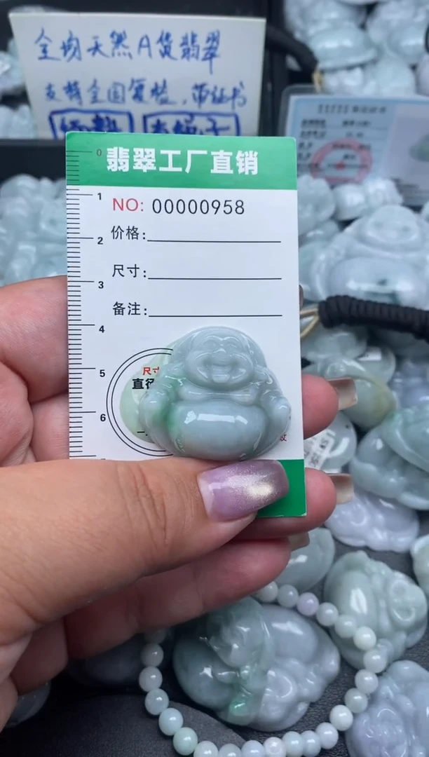 翡翠未镶嵌颈饰缅甸天然A货翡翠0958