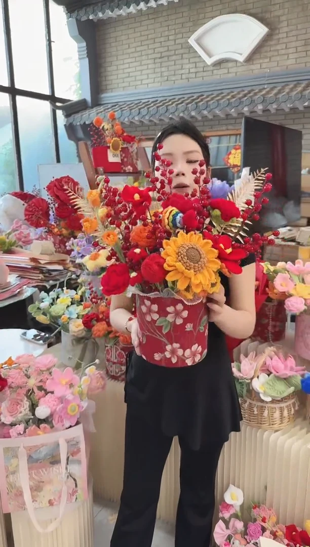非遗手工花束   孤品清仓 ！！
