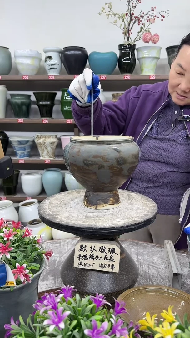 12-19-高18口15瑕-花盆