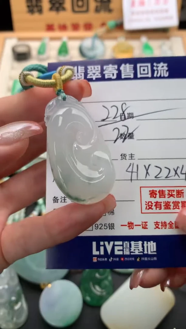 翡翠未镶嵌颈饰10140063