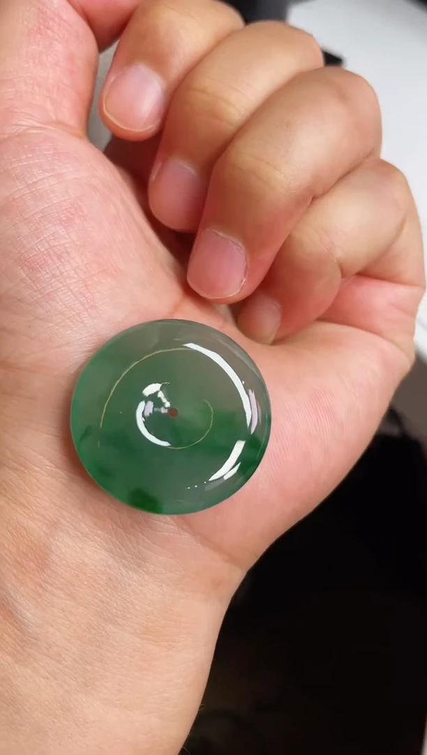 颈饰未镶嵌翡翠【16】平安扣 尺寸 29   6mm