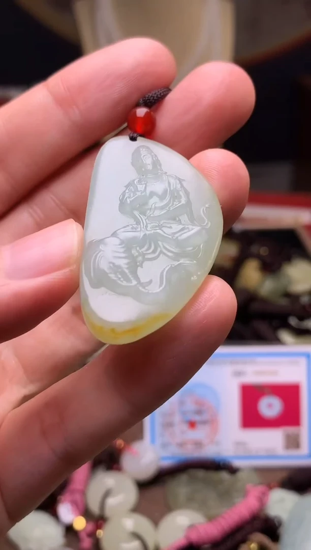 颈饰未镶嵌和田玉新疆料青海料清水和田玉吊坠