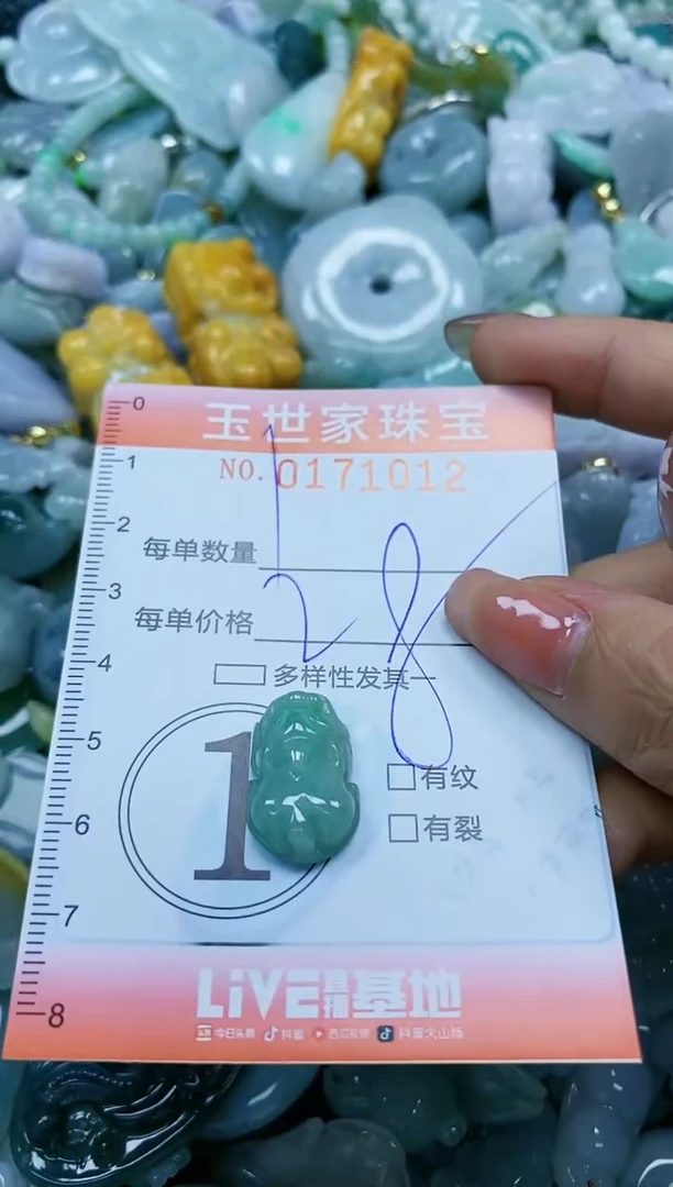 【闪购商品】翡翠颈饰未镶嵌闪购0171012