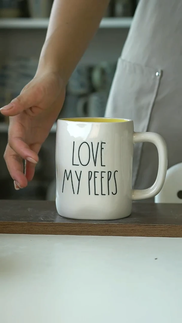 微瑕出美LOVE MY PEEPS马克杯660ml@4-2@