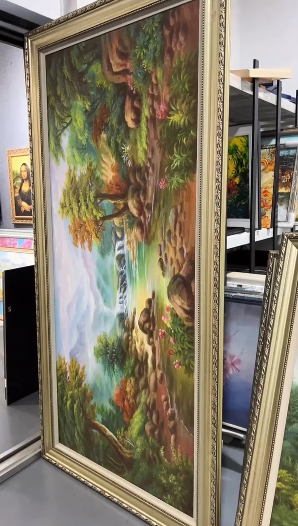 【闪购商品】油画71号手绘油画-200*100山水