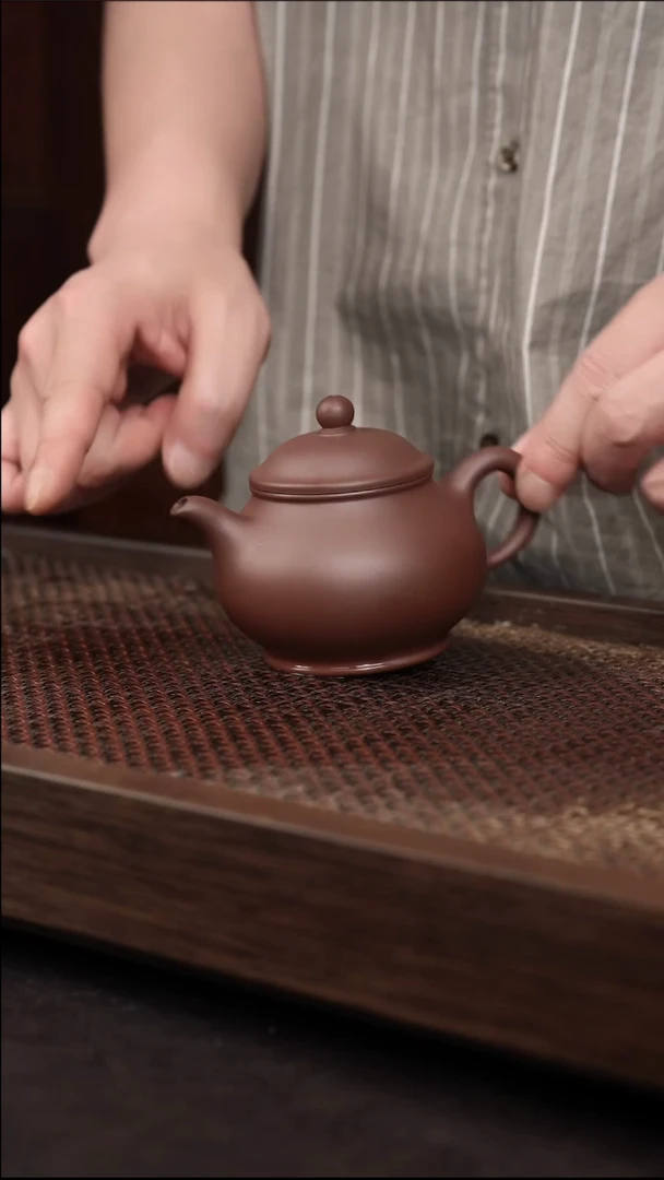 茶壶紫砂底槽清潘壶