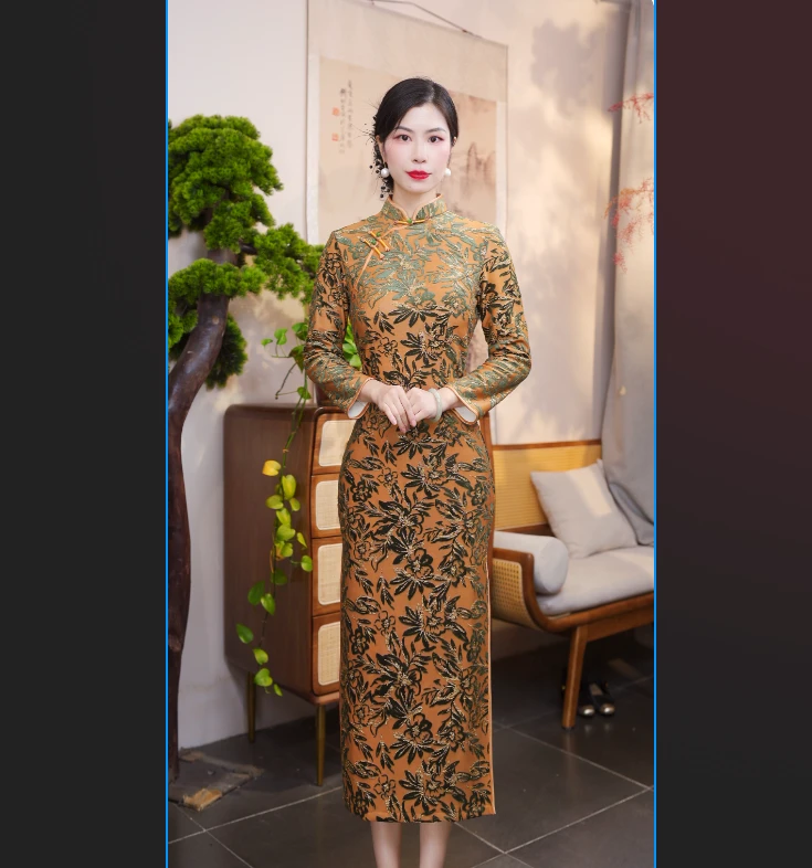 金枝玉叶1  2025新款旗袍气质日常优雅旗袍