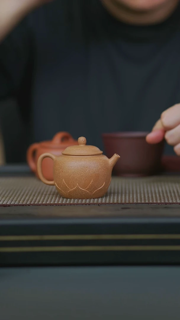 茶壶紫砂半手黄金段菩提150cc