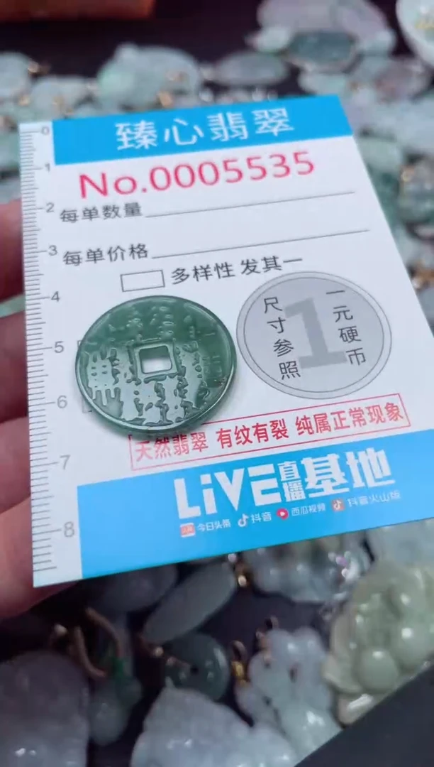 颈饰未镶嵌翡翠5535