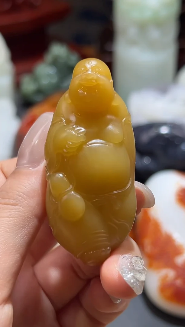 未镶嵌和田玉把件淡*和田玉