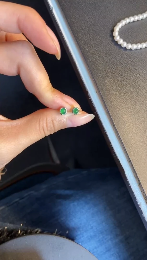 吊坠(不含链)银S925镶嵌翡翠1