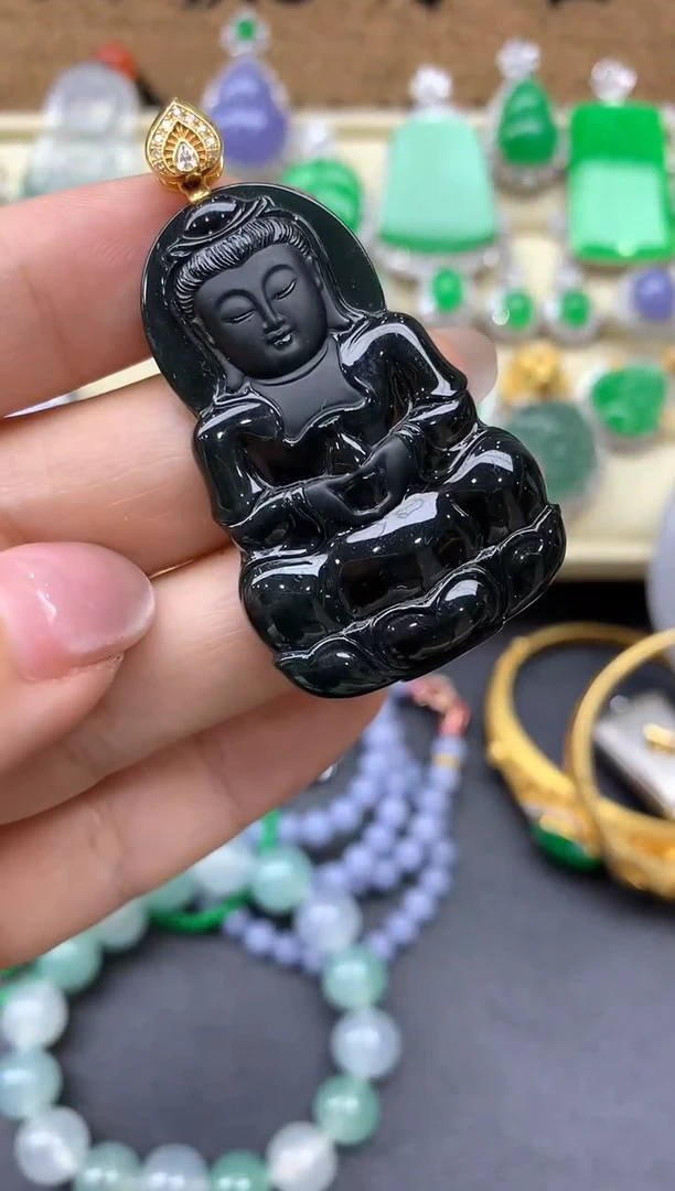【闪购商品】翡翠颈饰18K金镶嵌475-中国好珍宝