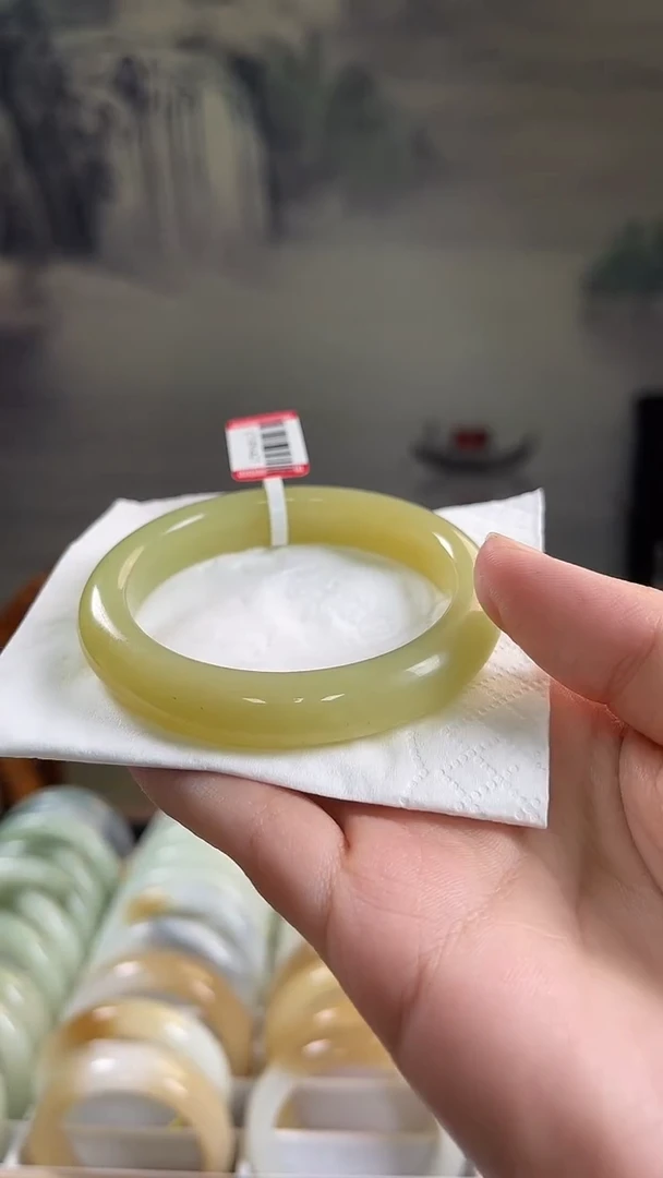 未镶嵌手镯和田玉54圈口4621