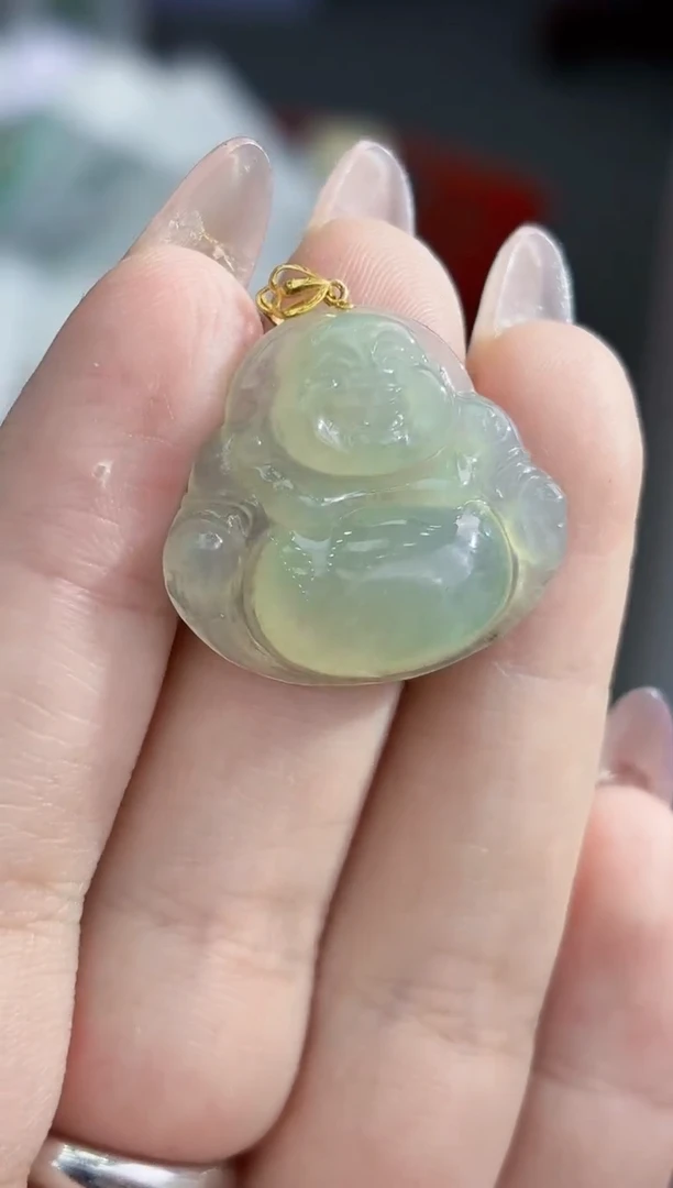 【闪购商品】翡翠颈饰18K金镶嵌多样性发其一