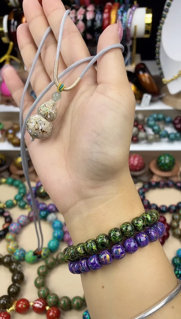 云栖大漆葫芦吊坠