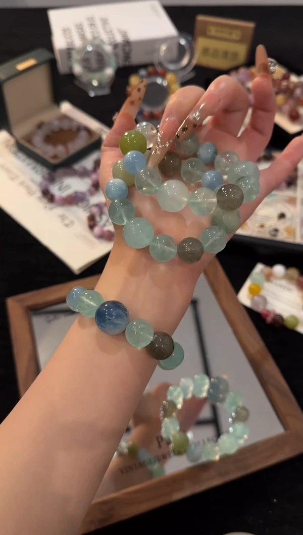 未镶嵌手链水晶青苹果乐园x3065