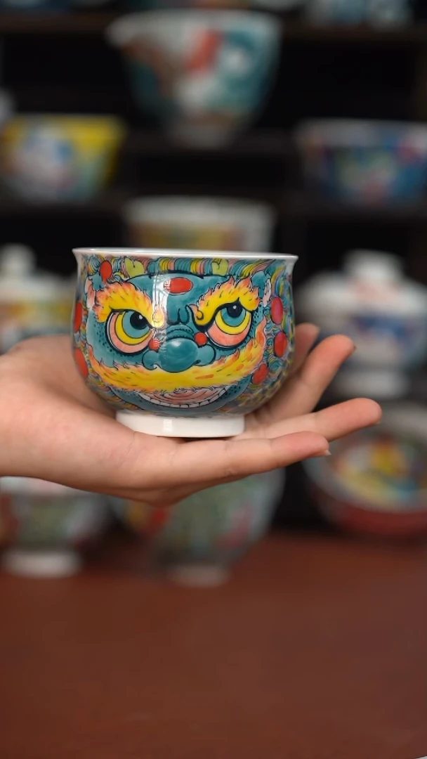 老师作品醒狮高卢氏杯（微瑕福利）