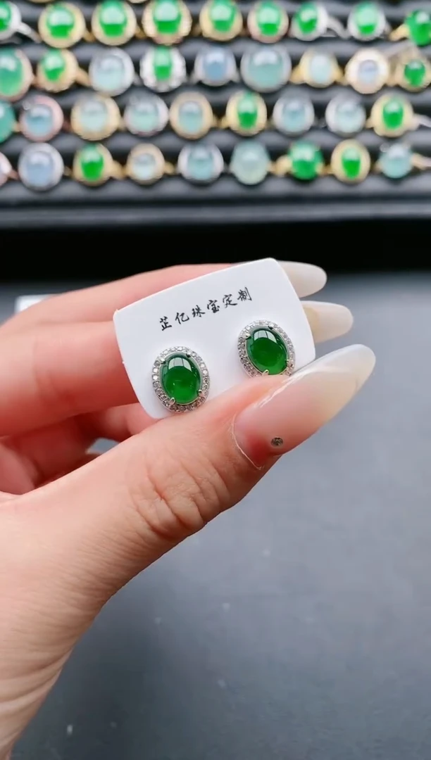 【闪购商品】翡翠戒指银S925镶嵌1111111