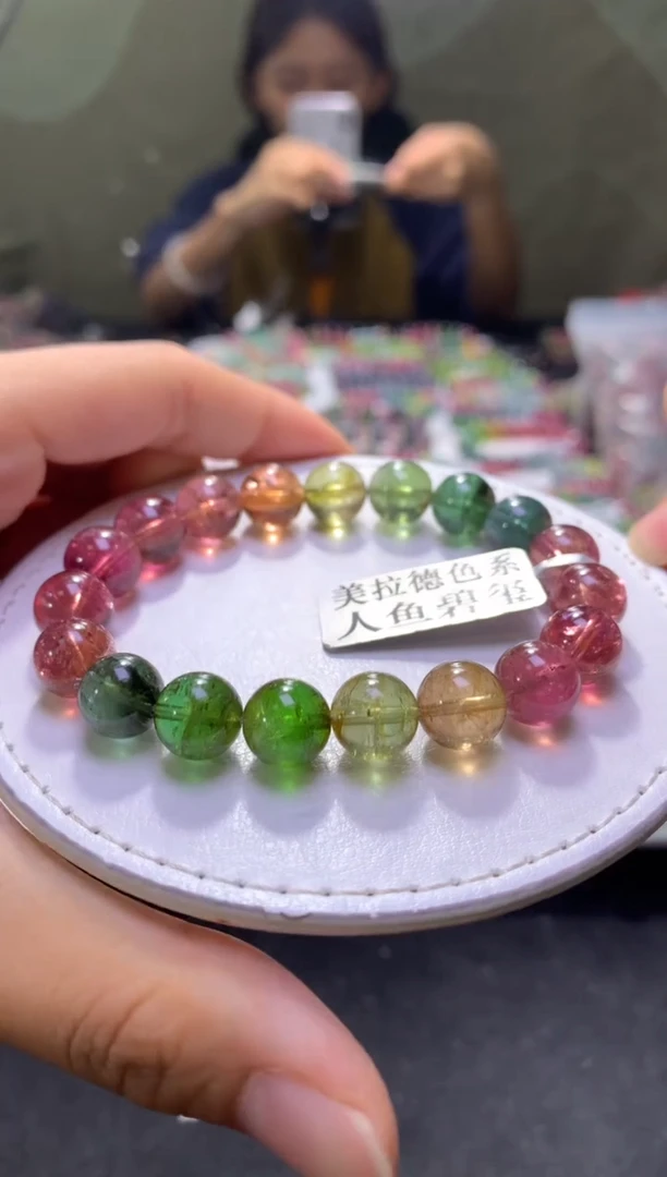 未镶嵌手串碧玺A07【天然碧玺】