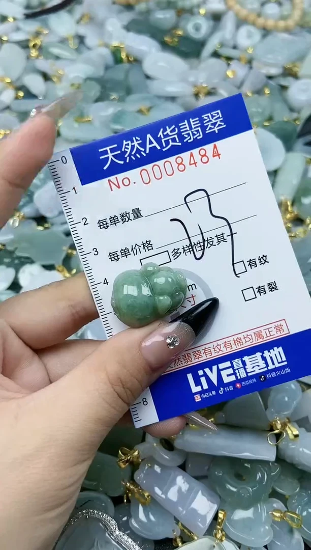 【闪购商品】翡翠颈饰未镶嵌天然A货翡翠