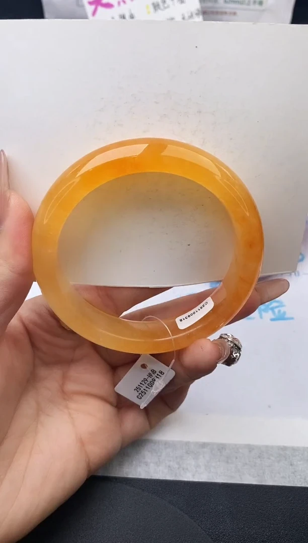 未镶嵌手镯石英质玉w189-HHB61+