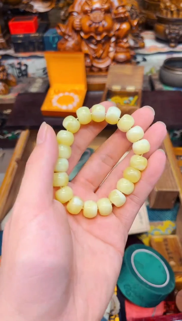 未镶嵌蜜蜡裸石B瑞瑞专属高端精品8