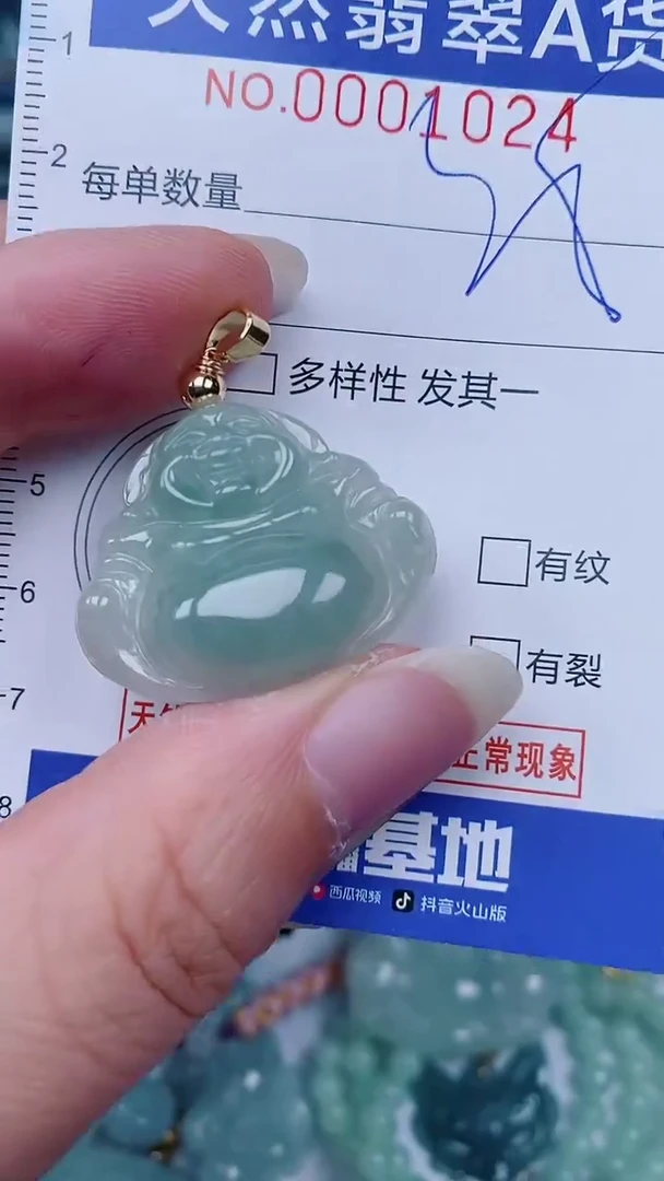 翡翠未镶嵌颈饰00001024