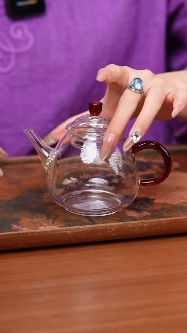 【闪购商品】玻璃茶壶/梦露//福气