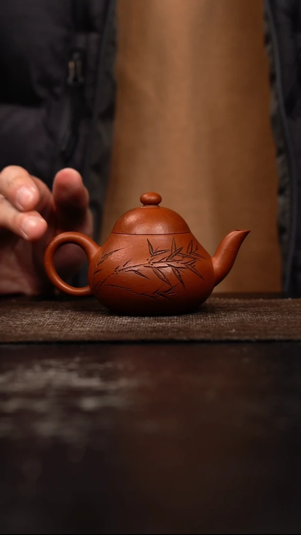 茶壶紫砂原矿手工壶120CC