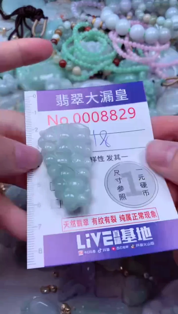 吊坠(不含链)未镶嵌翡翠8829