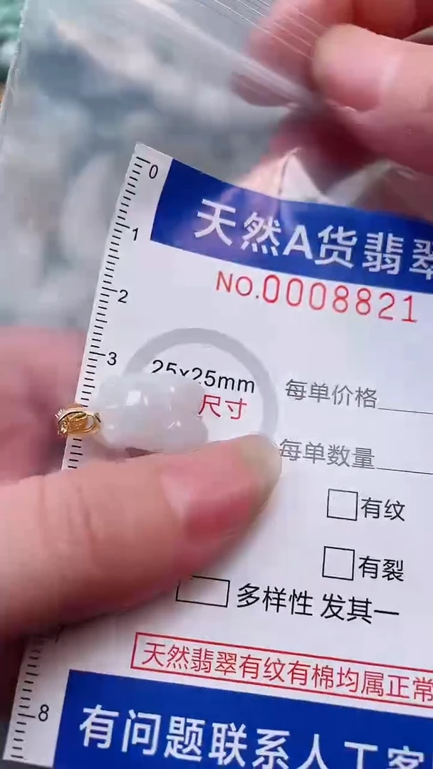 翡翠未镶嵌吊坠(不含链)1