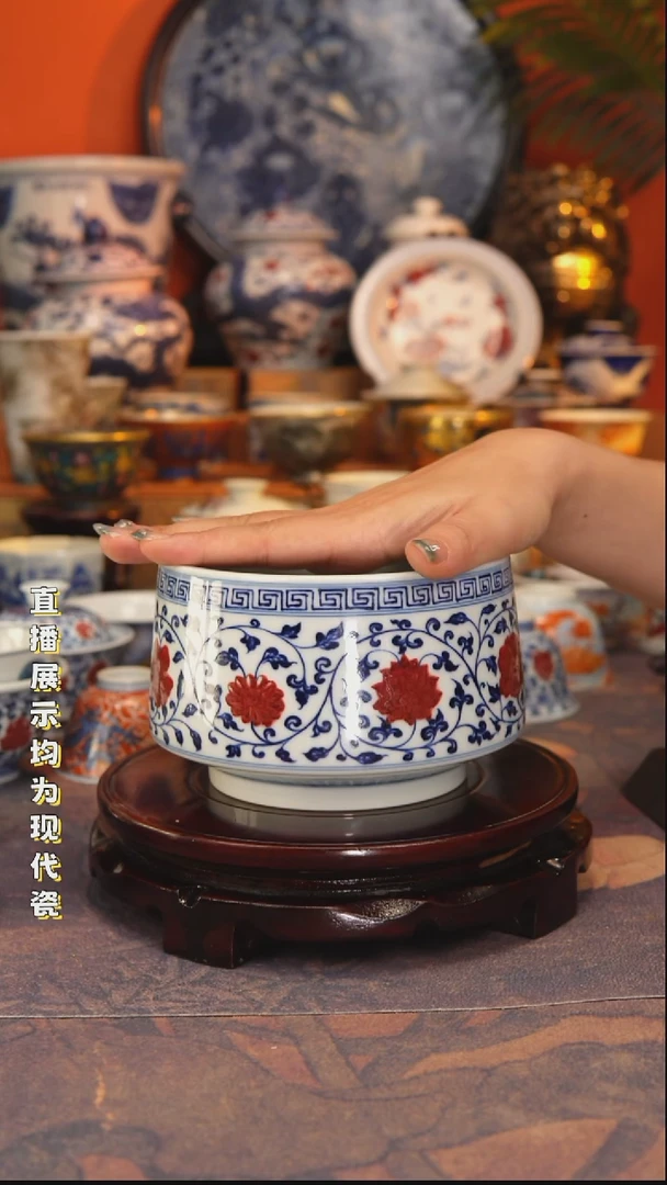 沅*景德镇手工手绘陶瓷杯