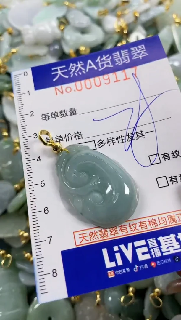 颈饰未镶嵌翡翠天然A货翡翠