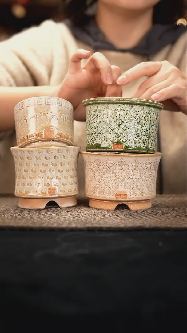 口径花盆12-29-043一组4个默认有瑕