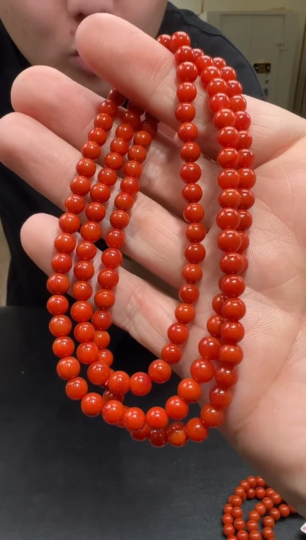 【闪购商品】南红玛瑙手链未镶嵌天然南红5mm/yz01600多样性发货