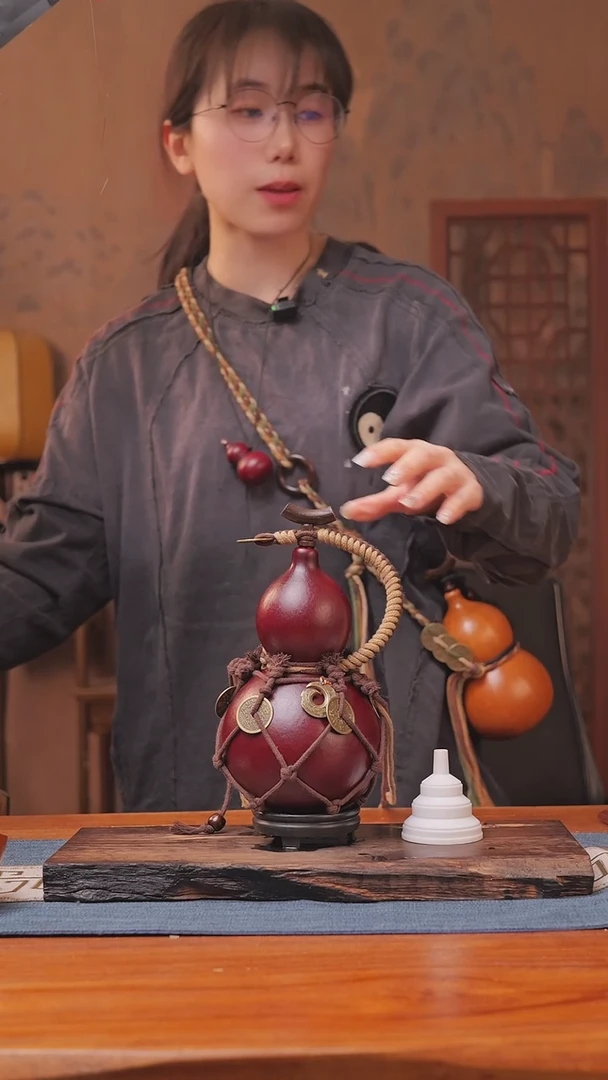 816号链接精品大漆葫芦现货现发[一物一拍]