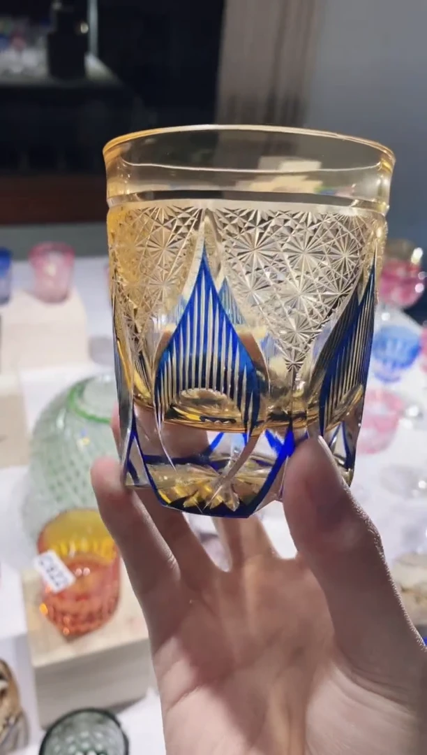 水晶玻璃无手柄款小火焰