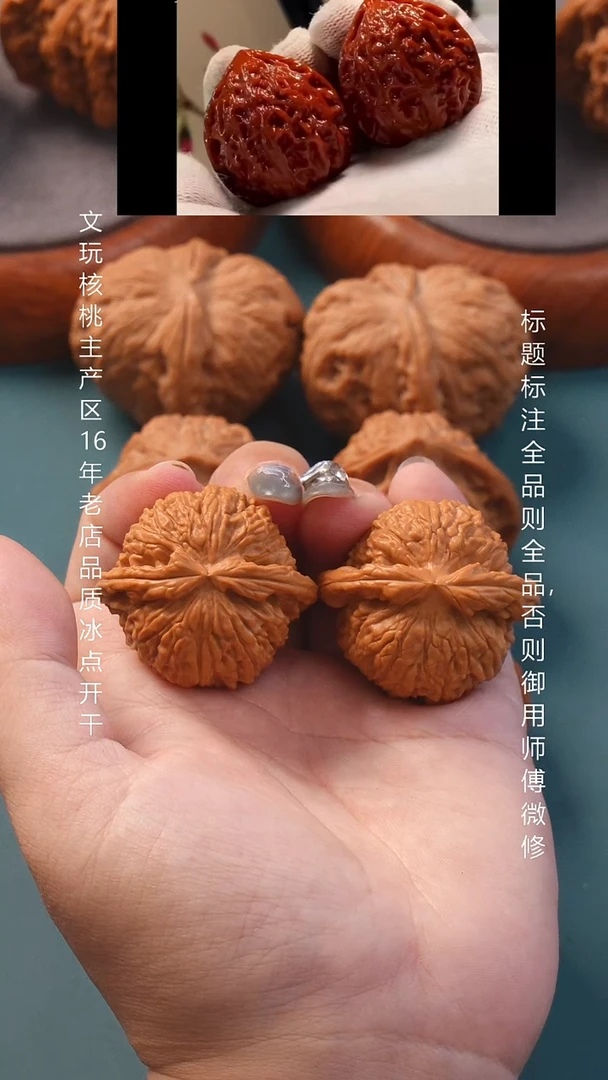 把件文玩核桃38白狮子全品1号