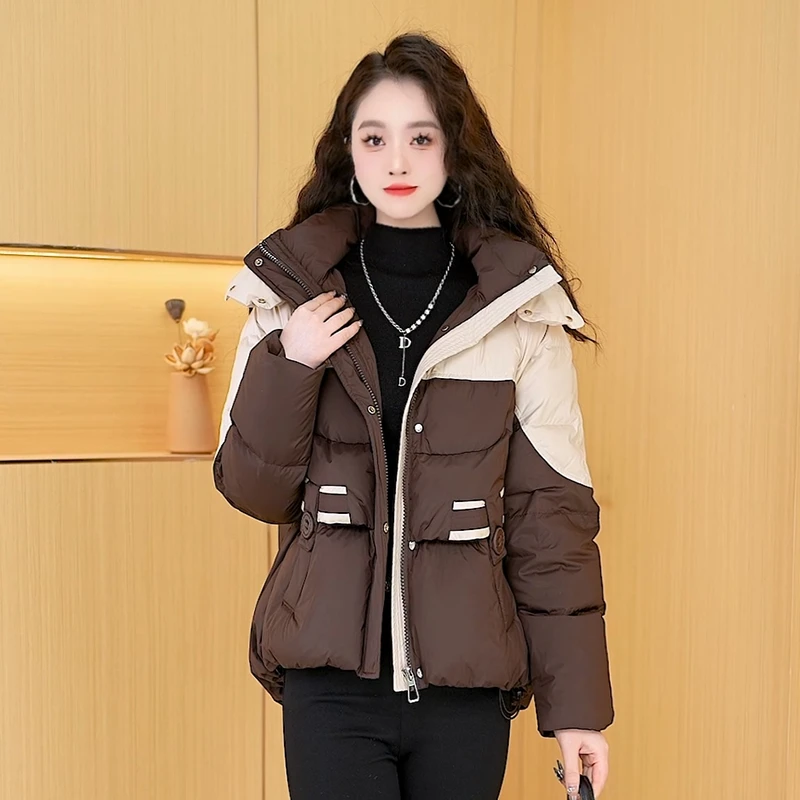 【现货羽绒服】冬季白鸭绒羽绒服百搭新款时尚气质休闲保暖外套女小