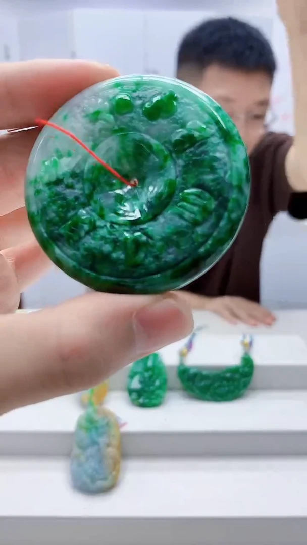 定制翡翠未镶嵌5158bb-毛货挂件79