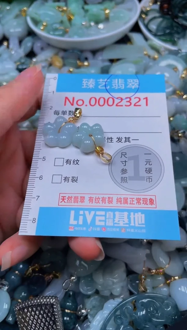 吊坠(不含链)未镶嵌翡翠2321