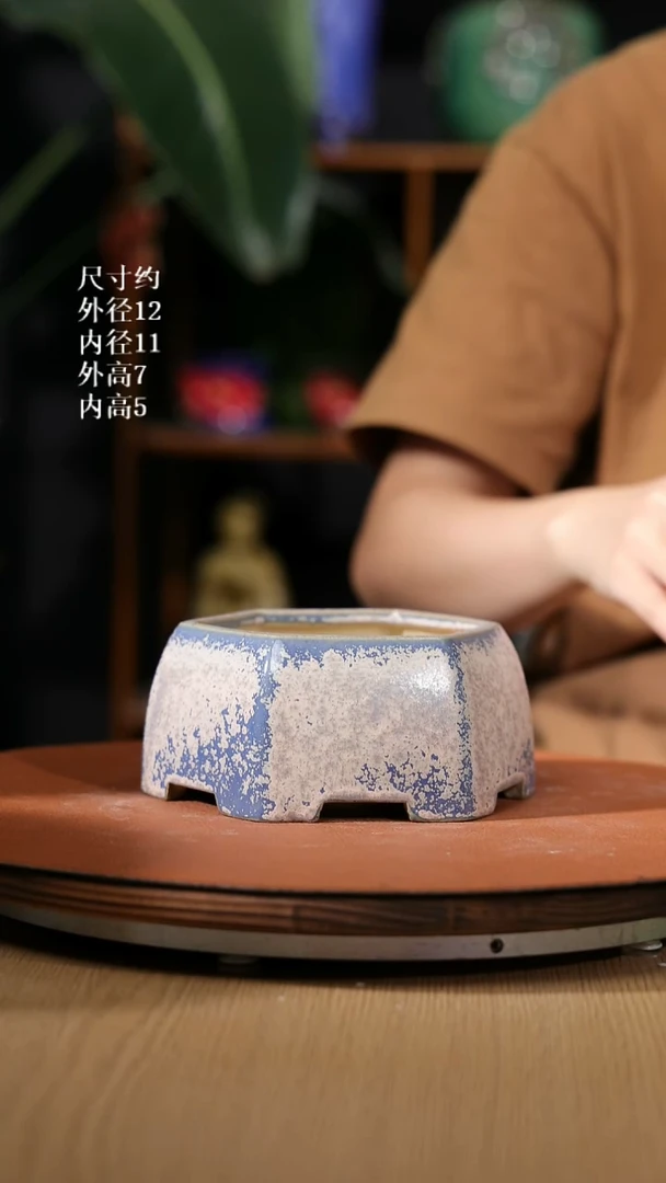 【石湾花盆】六角盆484