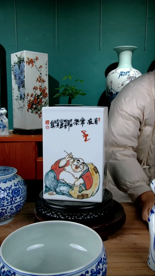 摆件陶S*Y景德镇手绘陶瓷888