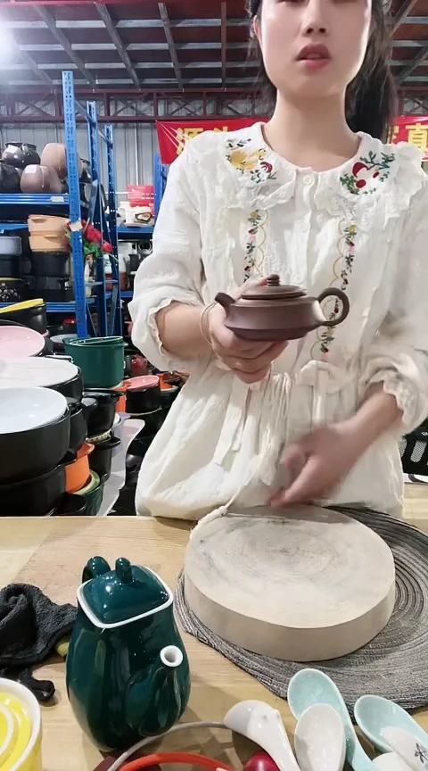 瑕疵紫砂泡茶壶不可明火