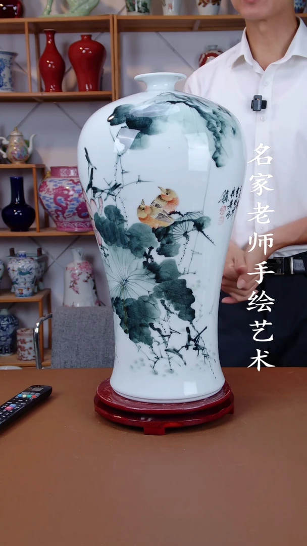 瓶景德镇手工手绘陶瓷摆件34