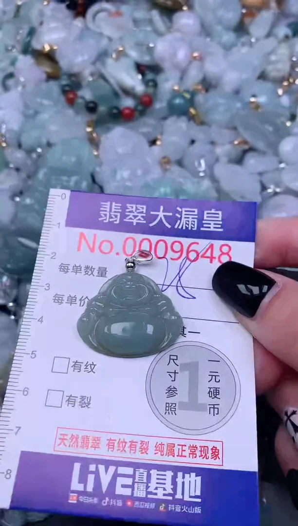 颈饰未镶嵌翡翠9648